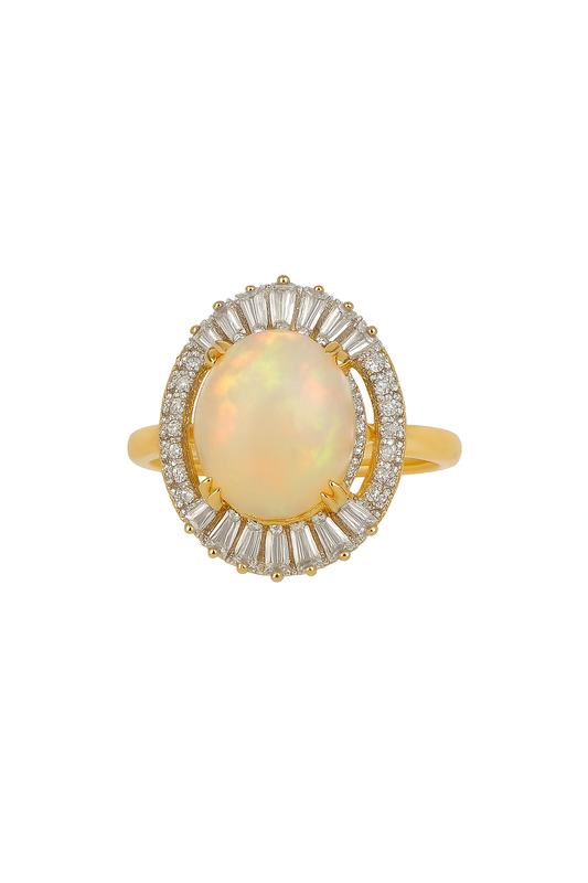 Fire Opal Ring