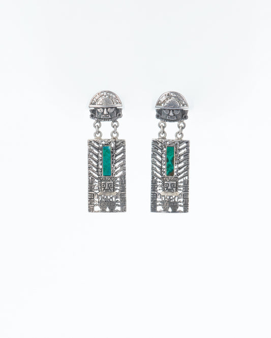 Malachite Earrings